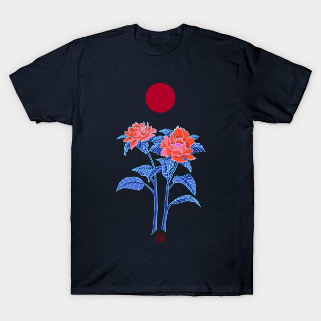 Flower Sunset V5 T-Shirt by JohnParkArt